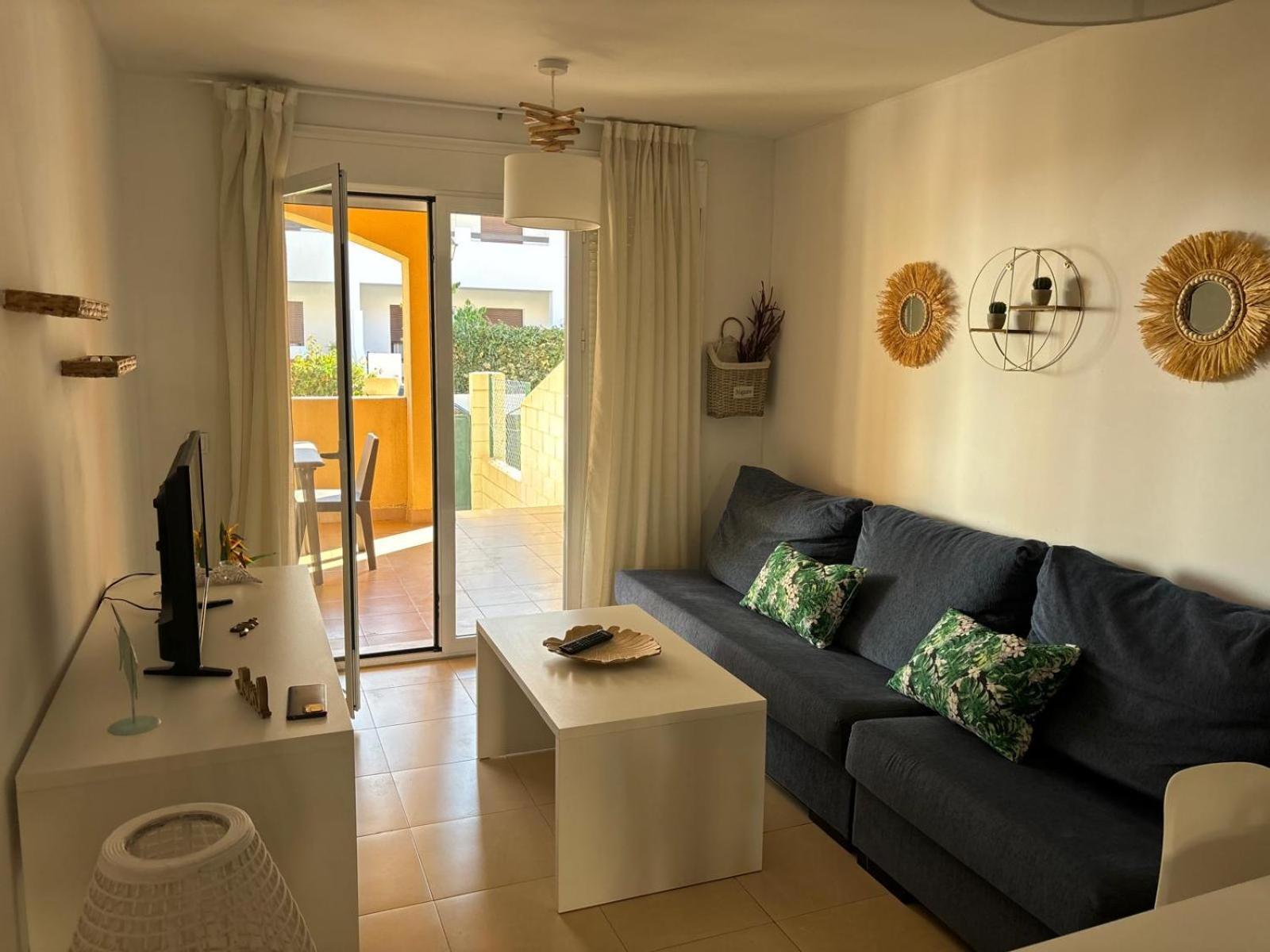 Апартаменти Bajo Con Jardin A Pie De Playa Y Piscina Comunitaria Con Jacuzzi Playas de Vera Екстер'єр фото
