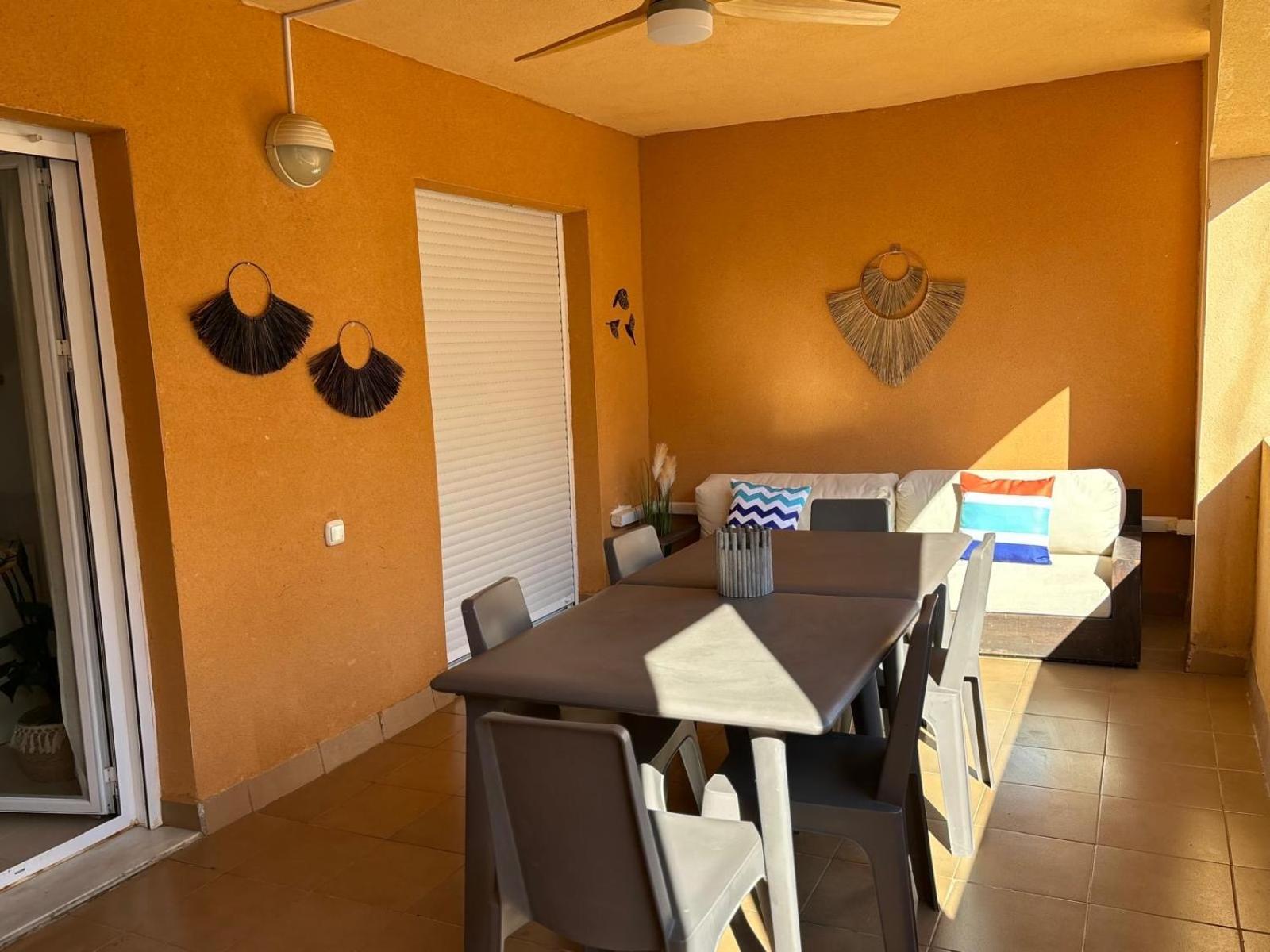 Апартаменти Bajo Con Jardin A Pie De Playa Y Piscina Comunitaria Con Jacuzzi Playas de Vera Екстер'єр фото