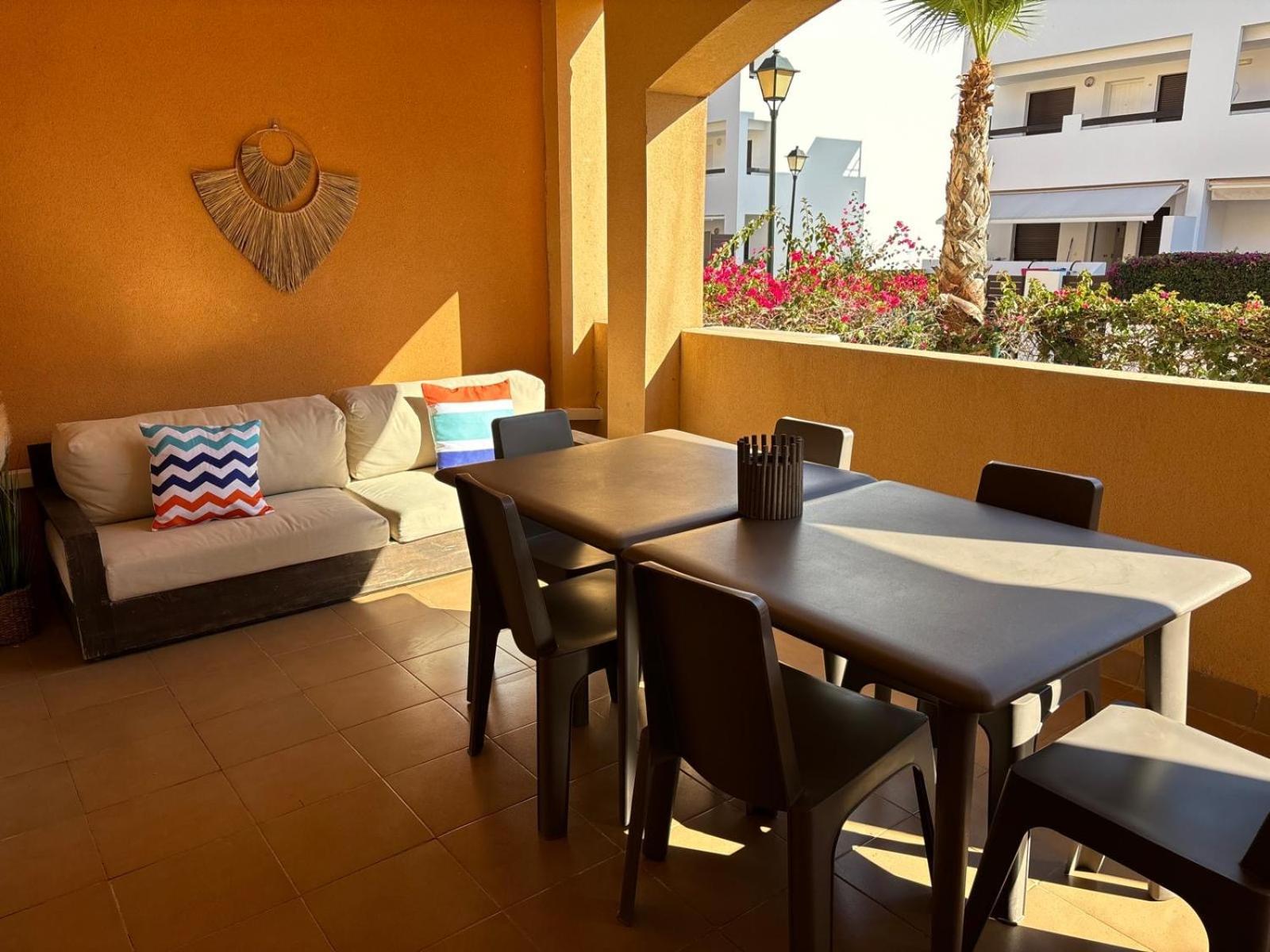Апартаменти Bajo Con Jardin A Pie De Playa Y Piscina Comunitaria Con Jacuzzi Playas de Vera Екстер'єр фото